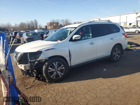 2017 Nissan Pathfinder SL with VIN 5N1DR2MM4HC693726, listed as a Copart auction lot 49579505 with 102,330 mi miles and Salvage Title. Bid and sale history available at carsss.com. Image 1.