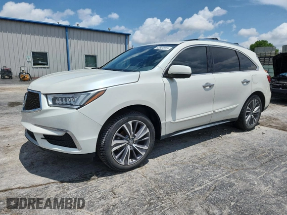 2018 Acura MDX Technology z VIN 5J8YD4H5XJL023446, wystawiony jako Copart lot #63824915 z przebiegiem 154 216 mil mil oraz Szkoda całkowita • Salvage title. Historia ofert i sprzedaży dostępna na DreamBid. Obrazek 1.