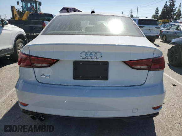 2019 Audi A3 Sedan Premium with VIN WAUAUGFF2KA086788, listed as a Copart auction lot 71160063 with 36,141 mi miles. Bid and sale history available at carsss.com. Image 6.