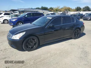 2007 Infiniti G35 Journey with VIN JNKBV61E37M723625, listed as a Copart auction lot 75661494 with 166,448 mi miles and Salvage Title. Bid and sale history available at DreamBid. Image 1.