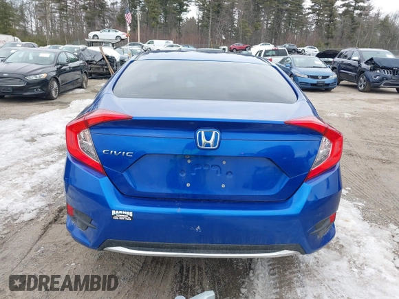 2020 Honda Civic Sedan LX with VIN 2HGFC2F64LH514640, listed as a IAAI auction lot 41711337 with 84,777 mi miles. Bid and sale history available at carsss.com. Image 17.
