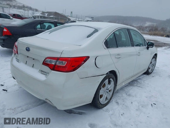 2016 Subaru Legacy 2.5i with VIN 4S3BNAA61G3008281, listed as a IAAI auction lot 41640016 with 185,000 mi miles. Bid and sale history available at carsss.com. Image 4.