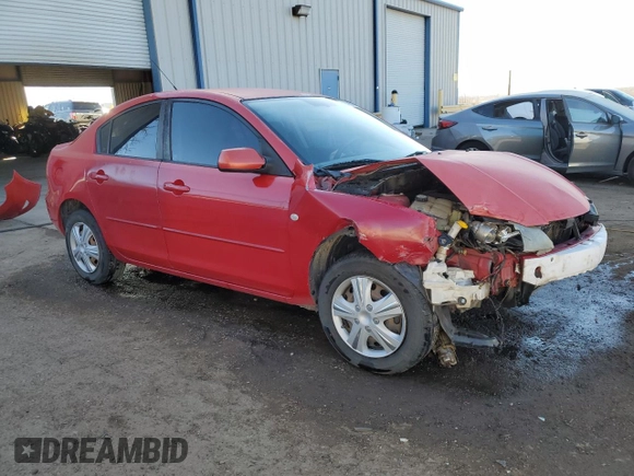 2005 Mazda 3 i with VIN JM1BK12F251245507, listed as a Copart auction lot 42788015 with 263,284 mi miles and Salvage Title. Bid and sale history available at DreamBid. Image 4.