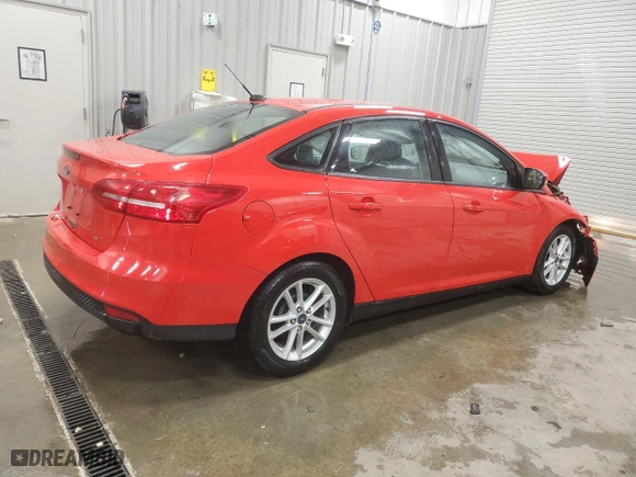 2017 Ford Focus SE with VIN 1FADP3F28HL205587, listed as a Copart auction lot 45046375 with 87,778 mi miles and Salvage Title. Bid and sale history available at carsss.com. Image 3.