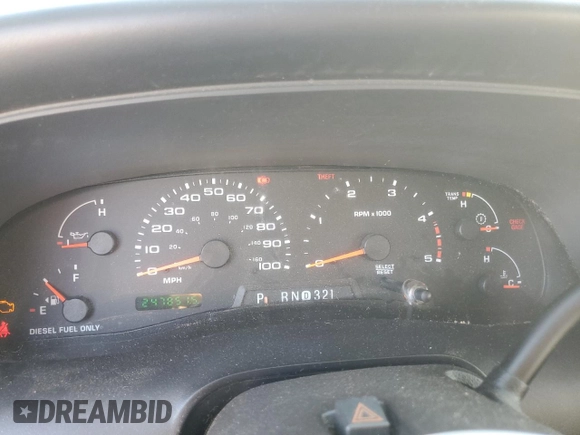 2005 Ford Excursion Special Serv z VIN 1FMSU41P35ED41981, wystawiony jako Copart lot #83770674 z przebiegiem 247 851 mil mil oraz Czysty tytuł • Clean title. Historia ofert i sprzedaży dostępna na DreamBid. Obrazek 9.
