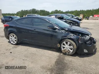2013 Hyundai Elantra Limited z VIN 5NPDH4AE7DH344218, wystawiony jako Copart lot #57230455 z przebiegiem 208 034 mil mil oraz Szkoda całkowita • Salvage title. Historia ofert i sprzedaży dostępna na DreamBid. Obrazek 4.