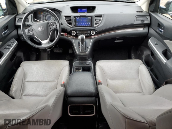 2015 Honda CR-V EX-L with VIN 2HKRM4H73FH667497, listed as a Copart auction lot 51910525 with 117,443 mi miles and Salvage Title. Bid and sale history available at carsss.com. Image 8.