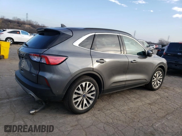 2021 Ford Escape Titanium Hybrid z VIN 1FMCU0DZXMUA78368, wystawiony jako Copart lot #82792114 z przebiegiem 36 977 mil mil oraz Czysty tytuł • Clean title. Historia ofert i sprzedaży dostępna na DreamBid. Obrazek 3.