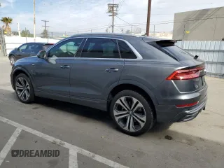 2020 Audi Q8 Premium Plus with VIN WA1EVAF14LD008087, listed as a Copart auction lot 43336565 with 78,423 mi miles and Clean title. Bid and sale history available at DreamBid. Image 2.