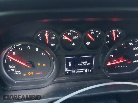 2023 Chevrolet Silverado 1500 Custom with VIN 1GCPDBEK9PZ121611, listed as a IAAI auction lot 41637783 with 56,456 mi miles and . Bid and sale history available at DreamBid. Image 7.