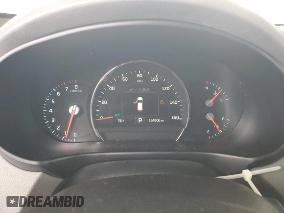 2016 Kia Sorento EX with VIN 5XYPH4A57GG182521, listed as a Copart auction lot 60399045 with 164,806 mi miles and Salvage title. Bid and sale history available at DreamBid. Image 9.