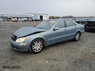 2006 Mercedes-Benz S-Class 3.7L with VIN WDBNF67JX6A483715, listed as a Copart auction lot 80073534 with 0 mi miles and Salvage Title. Bid and sale history available at carsss.com. Image 1.