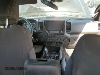 2023 Nissan Frontier SV with VIN 1N6ED1EJ7PN630402, listed as a Copart auction lot 57339595 with 35,876 mi miles and Salvage title. Bid and sale history available at DreamBid. Image 8.
