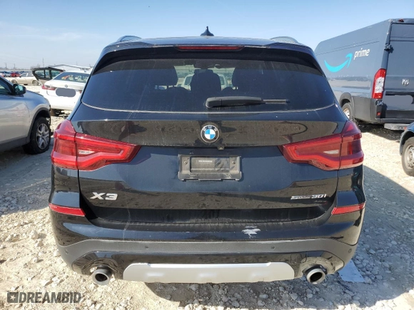 2019 BMW X3 sDrive30i with VIN 5UXTR7C55KLR50051, listed as a Copart auction lot 44580085 with NaN miles and Salvage Title. Bid and sale history available at carsss.com. Image 6.
