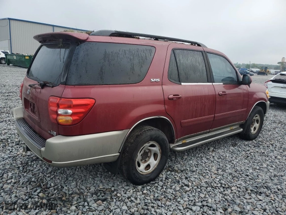 2001 Toyota Sequoia SR5 with VIN 5TDZT34A01S036157, listed as a Copart auction lot 50549555 with 231,759 mi miles and Clean Title. Bid and sale history available at carsss.com. Image 3.