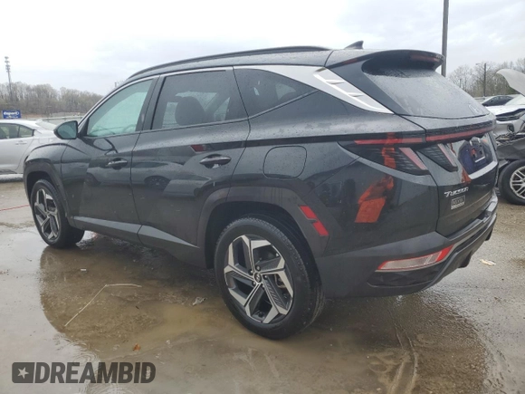 2024 Hyundai Tucson SEL with VIN 5NMJFCDE9RH322613, listed as a Copart auction lot 51095755 with 17,471 mi miles and Salvage Title. Bid and sale history available at carsss.com. Image 2.