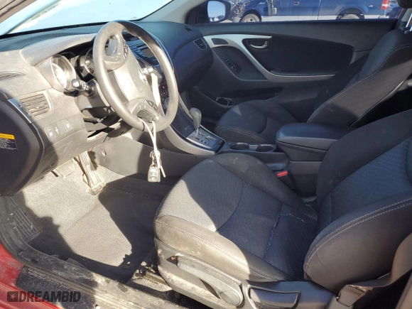 2013 Hyundai Elantra Coupe GS PZEV with VIN KMHDH6AE6DU000859, listed as a Copart auction lot 86161554 with 161,085 mi miles and Salvage Title. Bid and sale history available at carsss.com. Image 7.