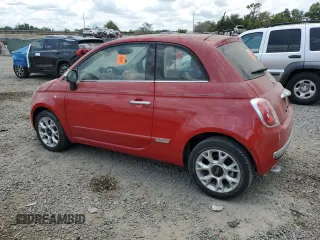 2017 FIAT 500 Lounge z VIN 3C3CFFCR4HT654365, wystawiony jako Copart lot #55975135 z przebiegiem Nie podano mil oraz Szkody całkowita. Historia ofert i sprzedaży dostępna na DreamBid. Obrazek 2.