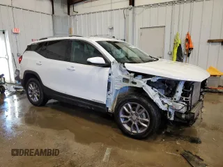 2023 GMC Terrain SLT with VIN 3GKALVEG1PL115626, listed as a Copart auction lot 44597285 with 39,047 mi miles and Salvage Title. Bid and sale history available at carsss.com. Image 4.