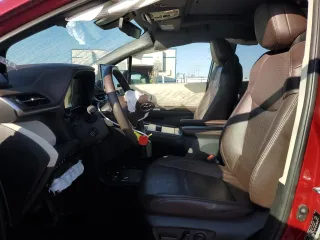 2023 Toyota Sienna Platinum with VIN 5TDESKFC9PS100229, listed as a Copart auction lot 51113935 with 52,539 mi miles and Salvage title. Bid and sale history available at DreamBid. Image 7.