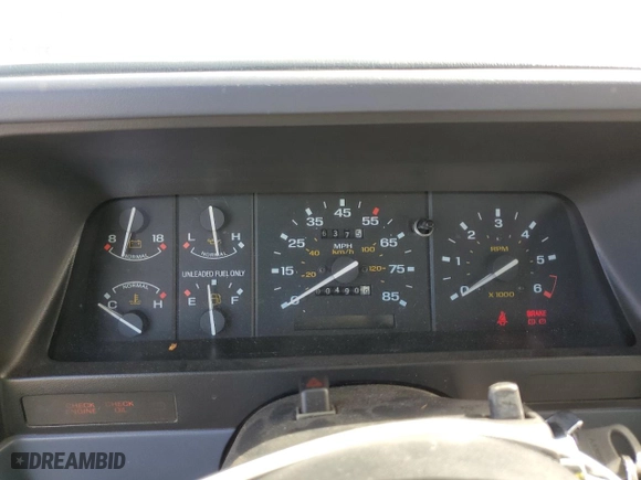 1992 Ford Ranger Splash with VIN 1FTCR14U0NPA47419, listed as a Copart auction lot 75088244 with 490 mi miles and Clean Title. Bid and sale history available at carsss.com. Image 9.