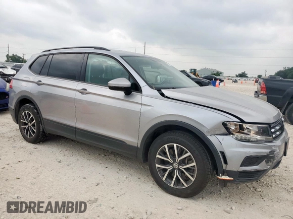 2021 Volkswagen Tiguan S with VIN 3VV1B7AX0MM033300, listed as a Copart auction lot 57270715 with 70,125 mi miles and Salvage title. Bid and sale history available at DreamBid. Image 4.
