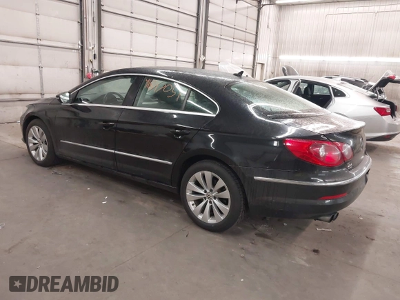 2012 Volkswagen CC Sport PZEV with VIN WVWMP7AN8CE537805, listed as a IAAI auction lot 41847051 with 147,095 mi miles. Bid and sale history available at carsss.com. Image 3.