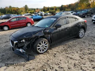 2017 Mazda 3 Grand Touring with VIN JM1BN1W39H1141169, listed as a Copart auction lot 74678054 with 158,067 mi miles and Salvage Title. Bid and sale history available at DreamBid. Image 1.