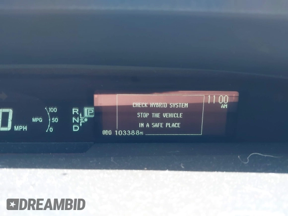 2012 Toyota Prius with VIN JTDKN3DP3C3022628, listed as a IAAI auction lot 42374964 with 103,388 mi miles and . Bid and sale history available at DreamBid. Image 15.