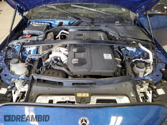 2023 Mercedes-Benz C 43 AMG with VIN W1KAF8HB5PR120847, listed as a Copart auction lot 88552215 with 15,359 mi miles and Salvage Title. Bid and sale history available at DreamBid. Image 12.