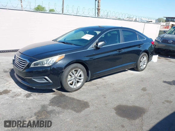 2016 Hyundai Sonata SE with VIN 5NPE24AF0GH305666, listed as a IAAI auction lot 42396430 with Not provided miles and . Bid and sale history available at DreamBid. Image 20.