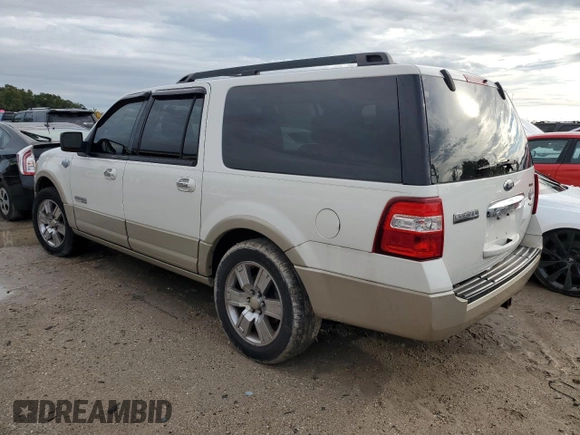 2008 Ford Expedition EL Eddie Bauer with VIN 1FMFK17508LA01103, listed as a Copart auction lot 73989574 with 0 mi miles and Non Repairable. Bid and sale history available at carsss.com. Image 2.