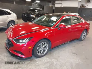 2020 Hyundai Sonata SEL z VIN 5NPEF4JA5LH015250, wystawiony jako IAAI lot #42142900 z przebiegiem 48 122 mil mil oraz . Historia ofert i sprzedaży dostępna na DreamBid. Obrazek 2.
