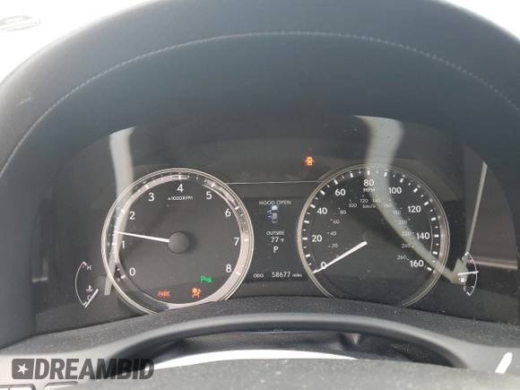 2015 Lexus GS 350 with VIN JTHBE1BL3FA003693, listed as a Copart auction lot 59489225 with 58,677 mi miles and Salvage title. Bid and sale history available at DreamBid. Image 9.