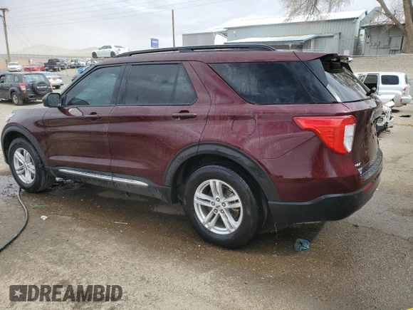2022 Ford Explorer XLT with VIN 1FMSK7DH1NGA32848, listed as a Copart auction lot 47378465 with 46,329 mi miles and Clean Title. Bid and sale history available at carsss.com. Image 2.