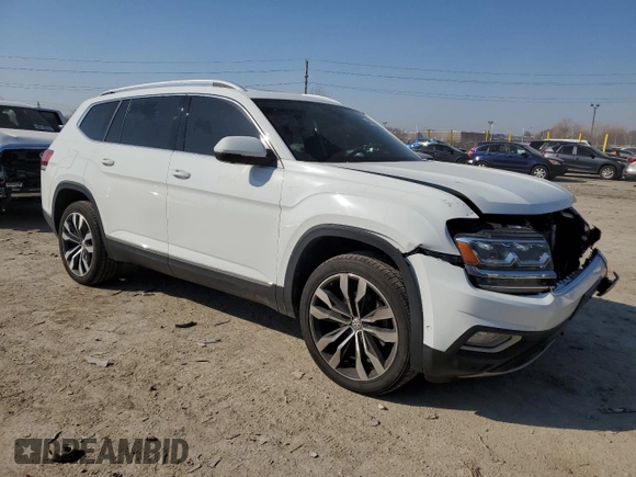 2019 Volkswagen Atlas SEL Premium z VIN 1V2NR2CA0KC599798, wystawiony jako Copart lot #48874285 z przebiegiem 66 451 mil mil oraz Szkoda całkowita • Salvage title. Historia ofert i sprzedaży dostępna na DreamBid. Obrazek 4.