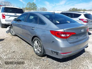 2016 Hyundai Sonata SE with VIN 5NPE24AF8GH413095, listed as a IAAI auction lot 41695202 with 136,175 mi miles and . Bid and sale history available at DreamBid. Image 3.