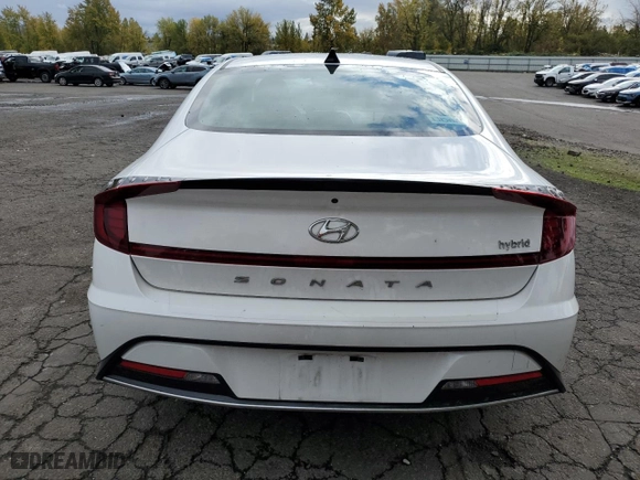 2023 Hyundai Sonata Hybrid SEL with VIN KMHL34JJ0PA063425, listed as a Copart auction lot 80066064 with 44,881 mi miles and Salvage Title. Bid and sale history available at carsss.com. Image 6.