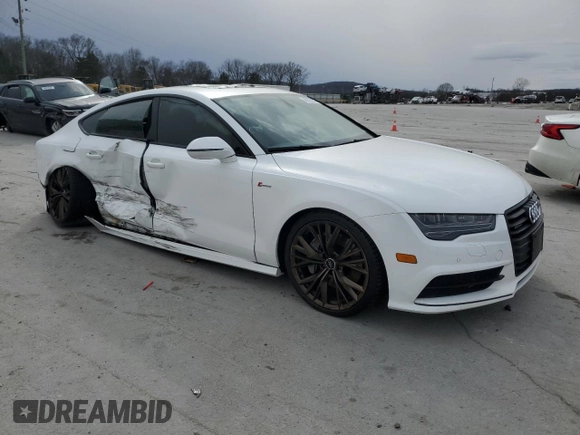 2018 Audi A7 Premium Plus with VIN WAUW3AFC9JN075029, listed as a Copart auction lot 48220215 with 118,740 mi miles and Salvage Title. Bid and sale history available at carsss.com. Image 4.
