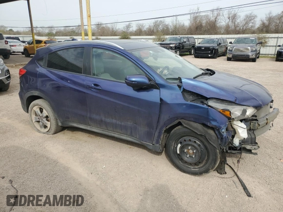 2016 Honda HR-V EX-L w/Navi with VIN 3CZRU6H72GM711653, listed as a Copart auction lot 47847185 with 76,711 mi miles and Clean Title. Bid and sale history available at carsss.com. Image 4.