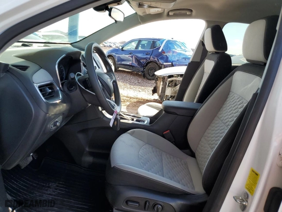 2020 Chevrolet Equinox LS with VIN 3GNAXHEV5LS530102, listed as a Copart auction lot 48747705 with 22,737 mi miles and Salvage Title. Bid and sale history available at carsss.com. Image 7.