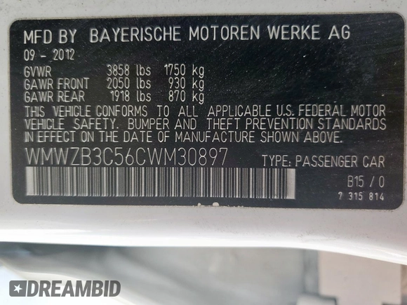 2012 MINI Countryman z VIN WMWZB3C56CWM30897, wystawiony jako Copart lot #58439375 z przebiegiem 160 455 mil mil oraz Czysty tytuł • Clean title. Historia ofert i sprzedaży dostępna na DreamBid. Obrazek 12.