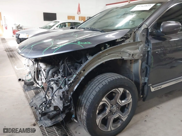 2019 Honda CR-V EX-L with VIN 2HKRW2H87KH638196, listed as a IAAI auction lot 41763821 with 89,994 mi miles. Bid and sale history available at carsss.com. Image 6.