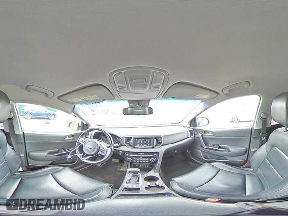 2019 Kia Sportage EX with VIN KNDPNCACXK7542002, listed as a Copart auction lot 53249515 with 110,708 mi miles and Salvage title. Bid and sale history available at DreamBid. Image 14.
