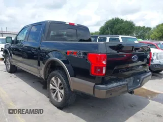 2018 Ford F-150 XL with VIN 1FTEW1EG8JFA43905, listed as a IAAI auction lot 42364574 with 139,009 mi miles and . Bid and sale history available at DreamBid. Image 3.
