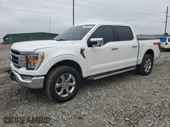 2022 Ford F-150 XL with VIN 1FTFW1E50NFB97744, listed as a Copart auction lot 43906525 with 49,036 mi miles and Salvage Title. Bid and sale history available at carsss.com. Image 1.