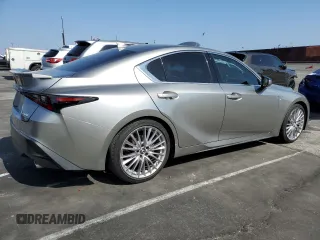 2022 Lexus IS 300 with VIN JTHDA1D27N5119009, listed as a Copart auction lot 54622045 with 9,122 mi miles and Salvage title. Bid and sale history available at DreamBid. Image 3.