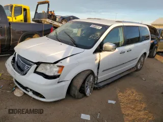 2014 Chrysler Town & Country Touring-L with VIN 2C4RC1CG7ER310737, listed as a Copart auction lot 81495244 with 129,021 mi miles and Salvage Title. Bid and sale history available at carsss.com. Image 1.