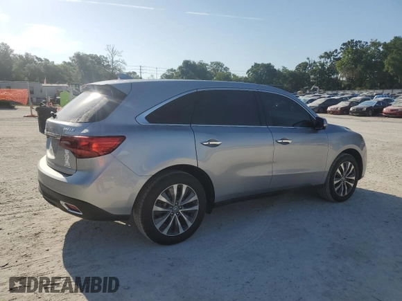 2016 Acura MDX Technology z VIN 5FRYD4H40GB006199, wystawiony jako Copart lot #57964115 z przebiegiem 118 495 mil mil oraz Szkoda całkowita • Salvage title. Historia ofert i sprzedaży dostępna na DreamBid. Obrazek 3.