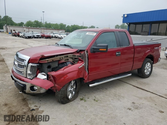 2013 Ford F-150 XL with VIN 1FTFX1EF9DFB97519, listed as a Copart auction lot 59856965 with 65,446 mi miles and Salvage title. Bid and sale history available at DreamBid. Image 1.
